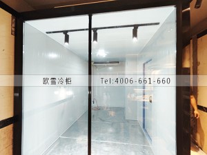 深圳龙岗区20立方的玻璃花房保鲜冷库工程案例ag点top案例